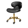 Lexi Pro - Chevron Gold Edition Pedicure Stool 1010L