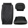 Whale Spa Diamond PU Leather Set – Black