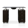 Glass Top Nail Table