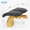 Gulfstream GS2107-01G Gold Short Curved Footrest (view 3)