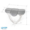 Gulfstream GS2103 Queen Footrest (view 2)