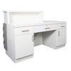 Lux Tufted Reception Desk with ADA Compliance